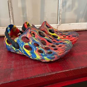 NEW MERRELL WOMEN'S SIZE 8 RAINBOW HYDRO MOC SANDALS